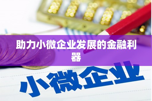 河南助力小微企业发展的金融利器