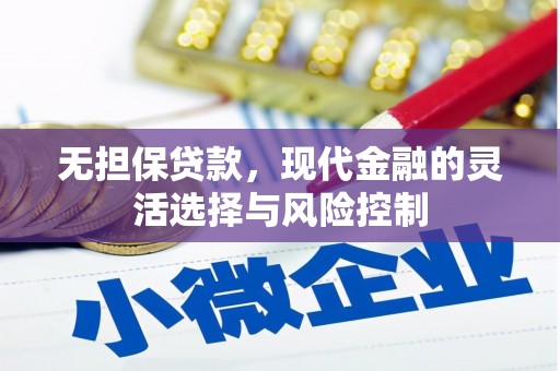 河南无担保贷款，现代金融的灵活选择与风险控制