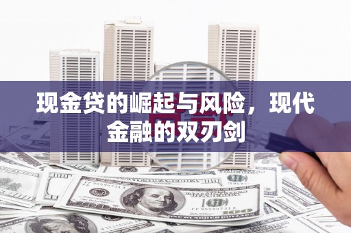 河南现金贷的崛起与风险，现代金融的双刃剑