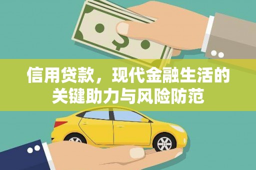 河南信用贷款，现代金融生活的关键助力与风险防范