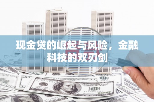 河南现金贷的崛起与风险，金融科技的双刃剑