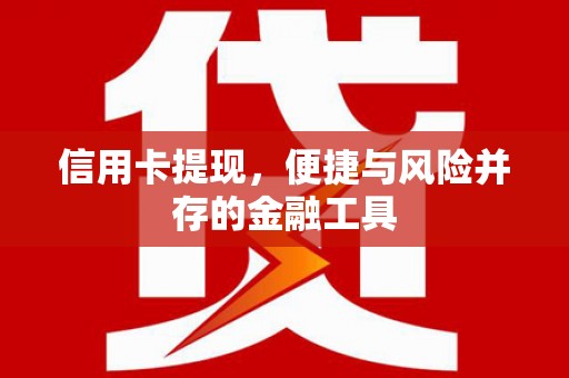 河南信用卡提现，便捷与风险并存的金融工具