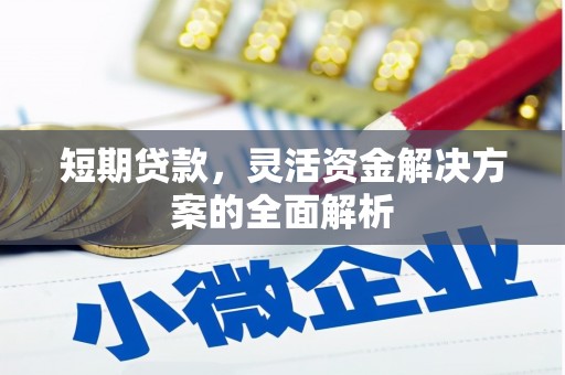 河南短期贷款，灵活资金解决方案的全面解析