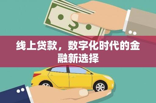 河南线上贷款，数字化时代的金融新选择