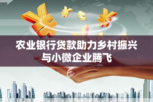 河南农业银行贷款助力乡村振兴与小微企业腾飞