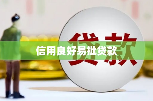 河南信用良好易批贷款